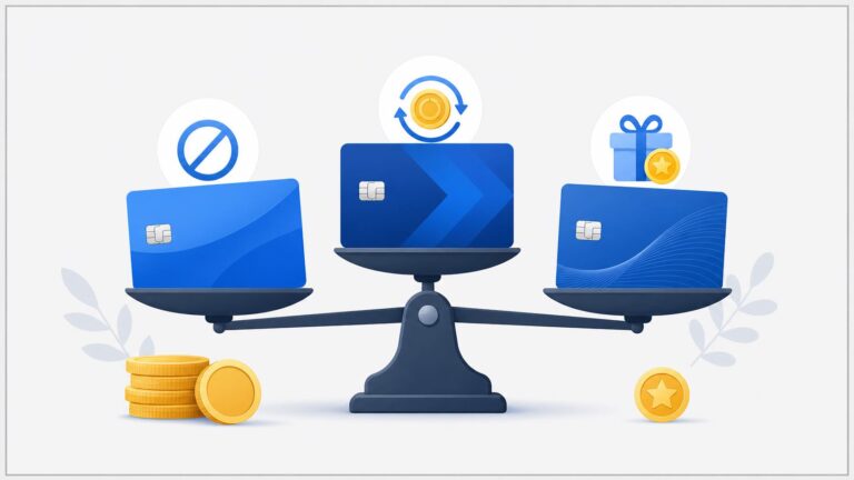 Tarjetas sin anualidad, cashback o recompensas: principales diferencias